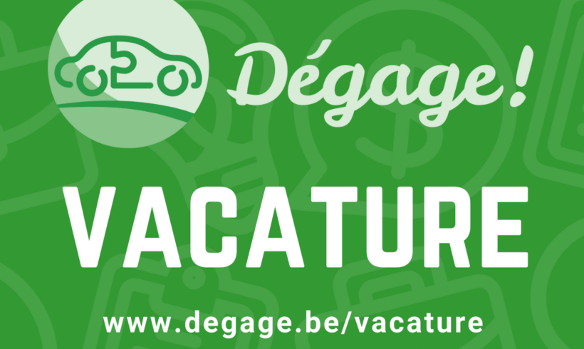 vacature: projectverantwoordelijke bij Dégage