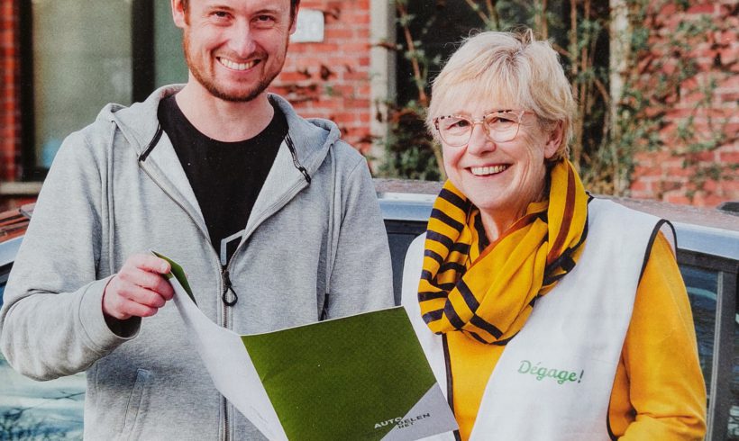 Gerrit deelt zijn auto in Merelbeke